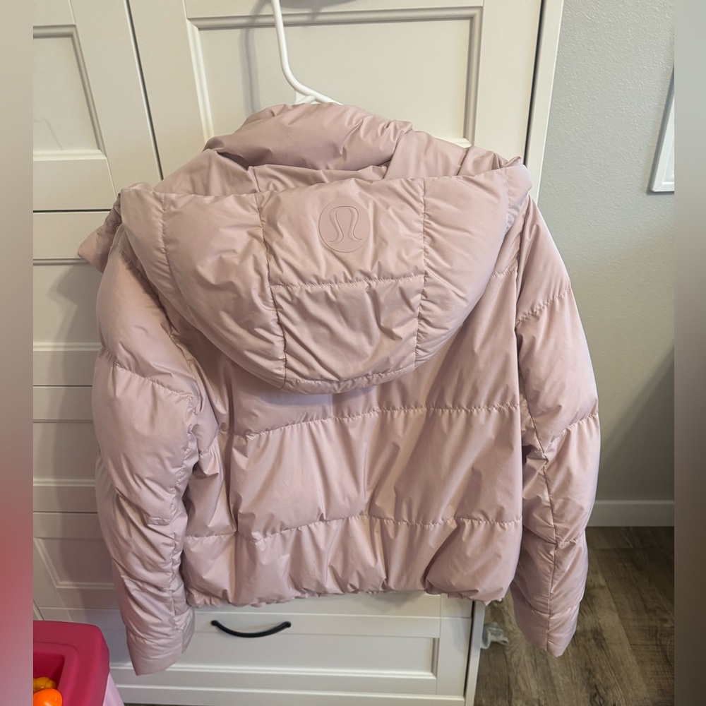 lululemon athletica Pink Fawn Cropped wunder Puff Jacket - Picture 3 of 8